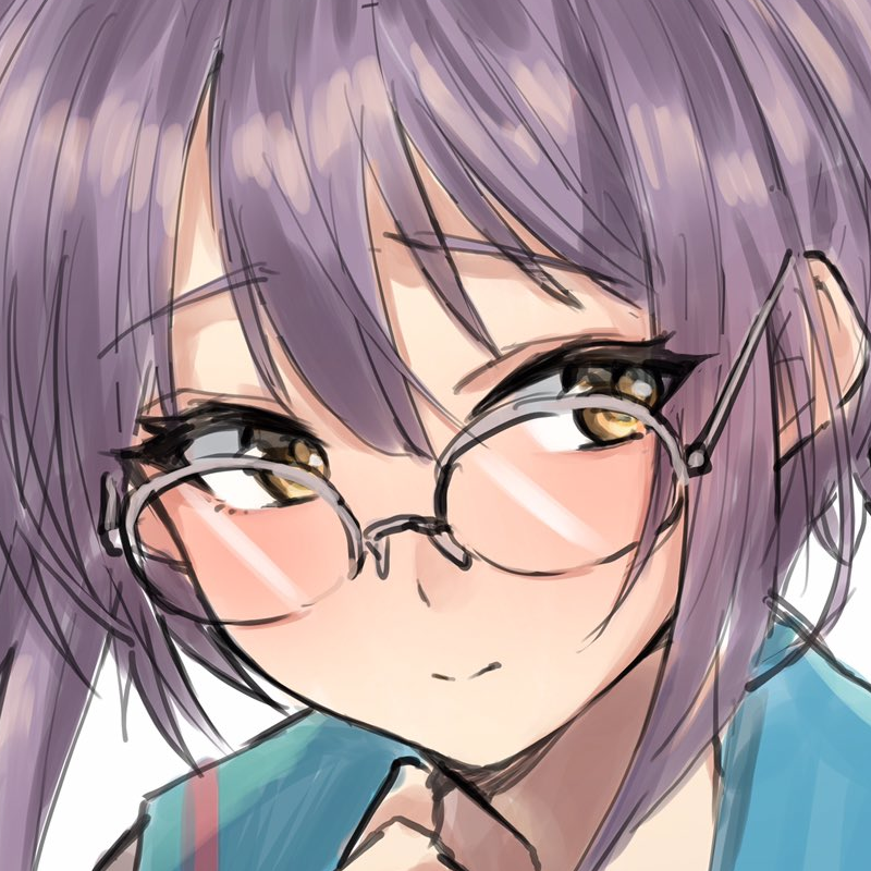 Yuki Nagato artwork by @hotate3333333.